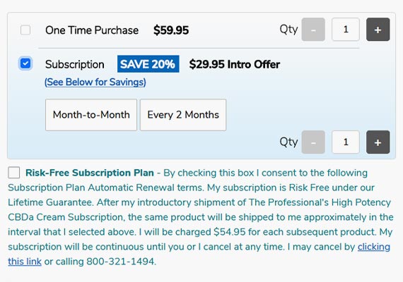 In an effort to streamline and reorganize product page content for subscription items, I created a more user friendly approach to choosing between one-time and reacurring purchases.